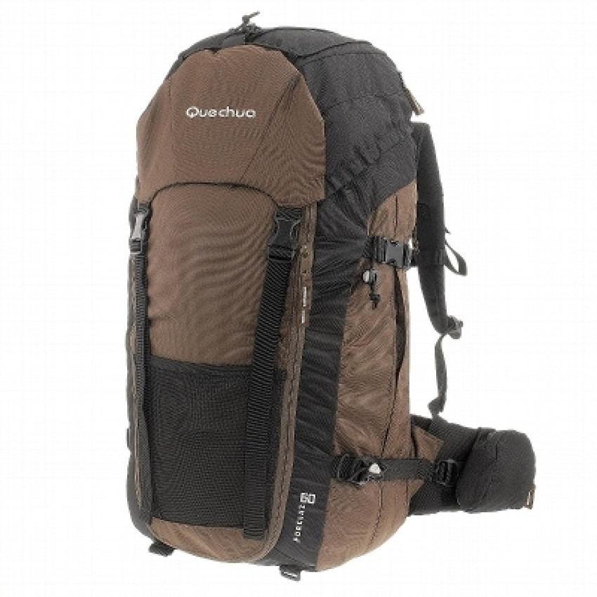 QUECHUA by Decathlon Forclaz 60 L Large Backpack Brown Price in