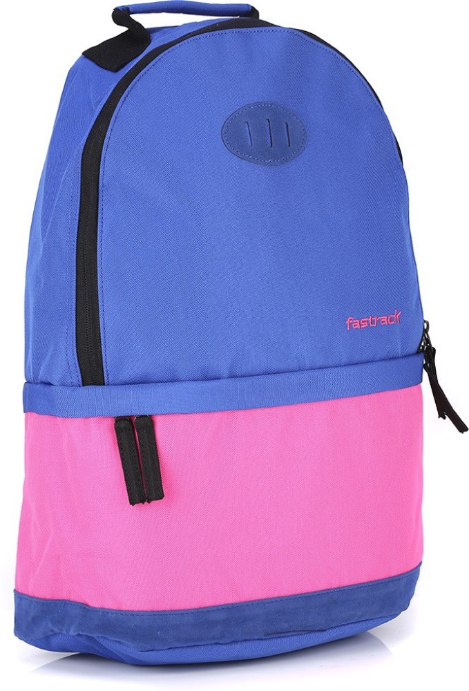 Fastrack unisex navy 2024 blue solid backpack