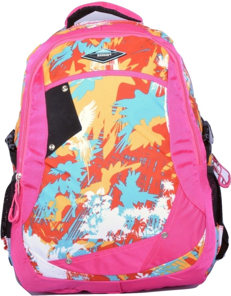 roshan College Bag 21 L Backpack Multicolour Price in India