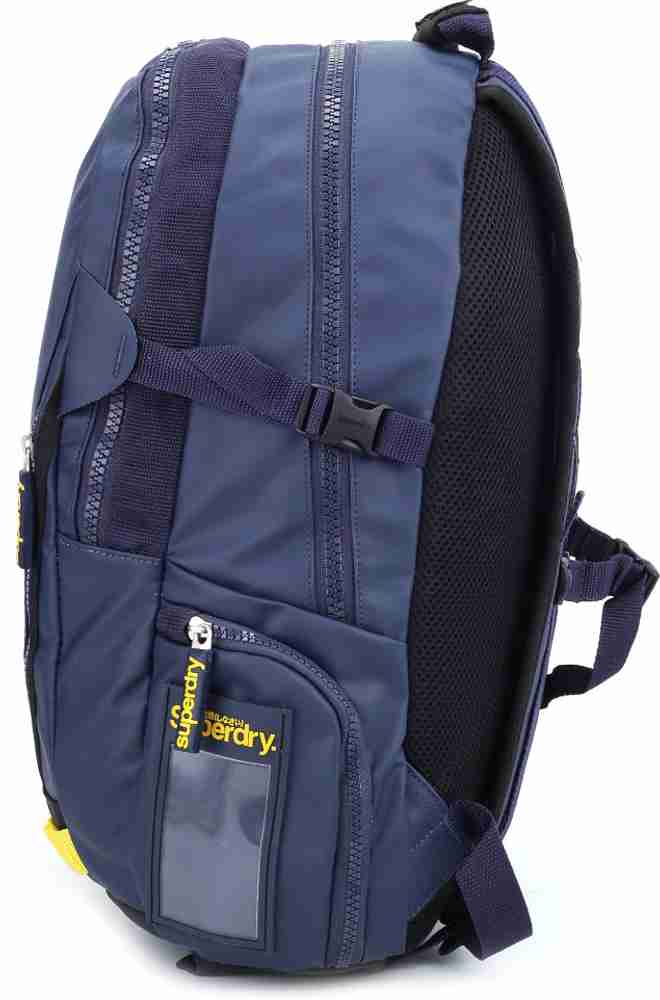 Superdry Laptop Backpack Navy and Yellow Price in India Flipkart
