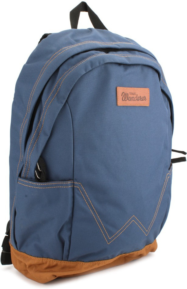 wanderer Blackfoot Laptop Backpack Blue Price in India Flipkart
