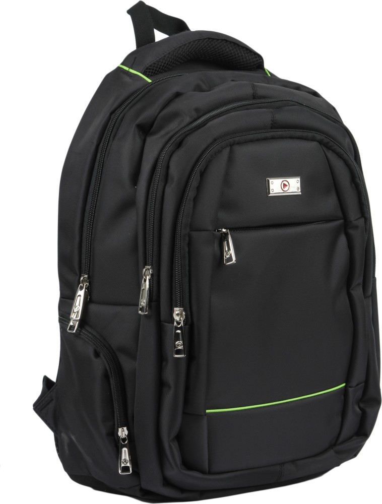 LIBERTY T8640 Laptop Backpack Black Green Price in India Flipkart