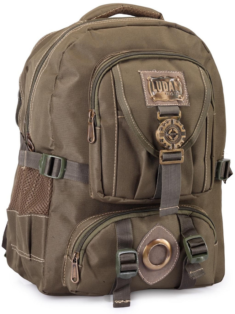 Airnet Ludan Stylish Army Green Medium Backpack GR Price in