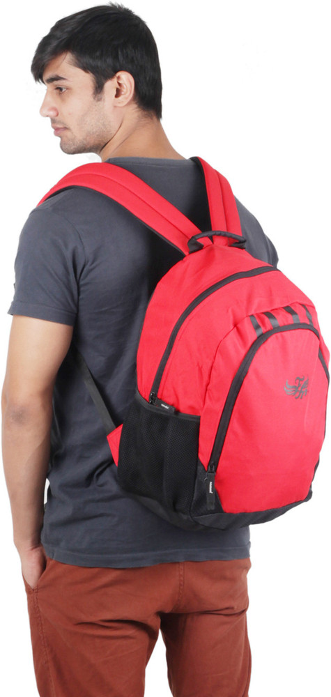 FLYING MACHINE Laptop Backpack Red Price in India Flipkart
