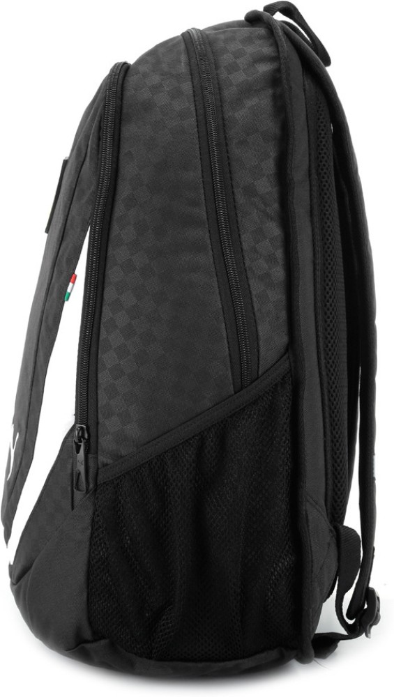 Puma ferrari replica black hotsell and white casual backpack