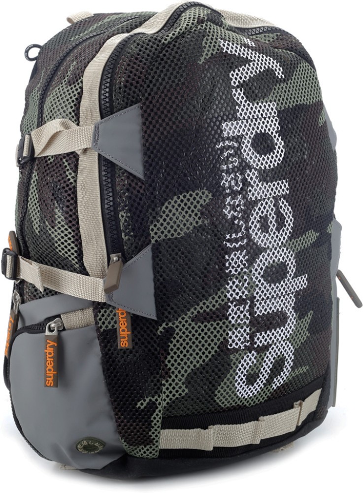 Superdry Mesh Tarp Laptop Backpack Camo Price in India Flipkart