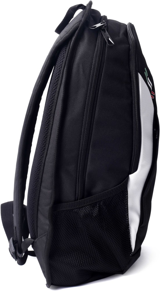 Puma ferrari replica black hotsell and white casual backpack