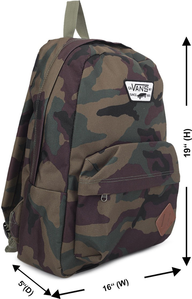 Vans best sale backpack camo