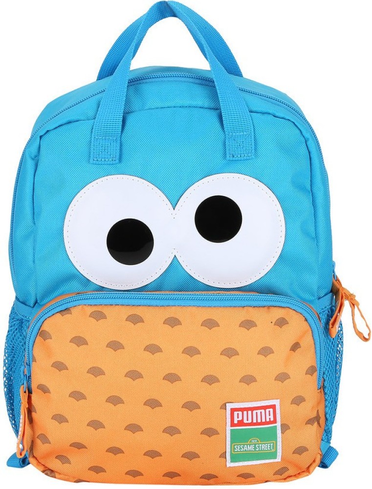 tormenta miércoles Todos los años PUMA Sesame Street Small Backpack 12 L Backpack BLUE DANUBE-Cookie Monster  - Price in India | Flipkart.com