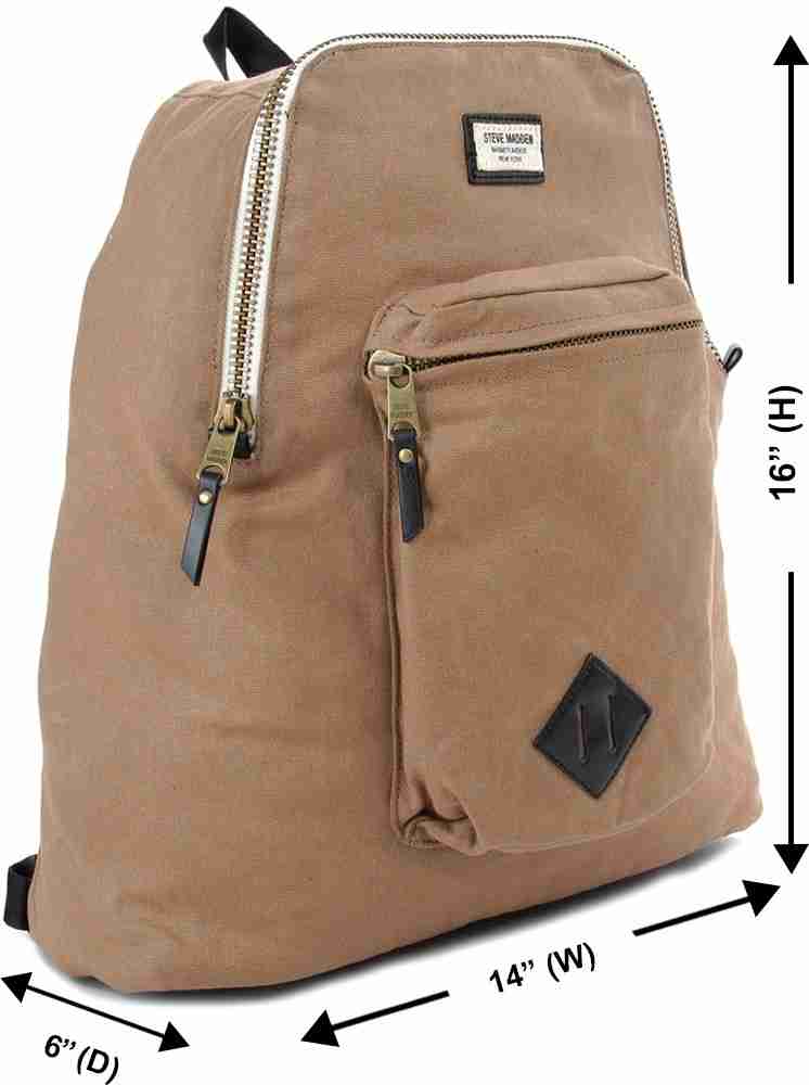 STEVE MADDEN Backpack Tan Price in India Flipkart