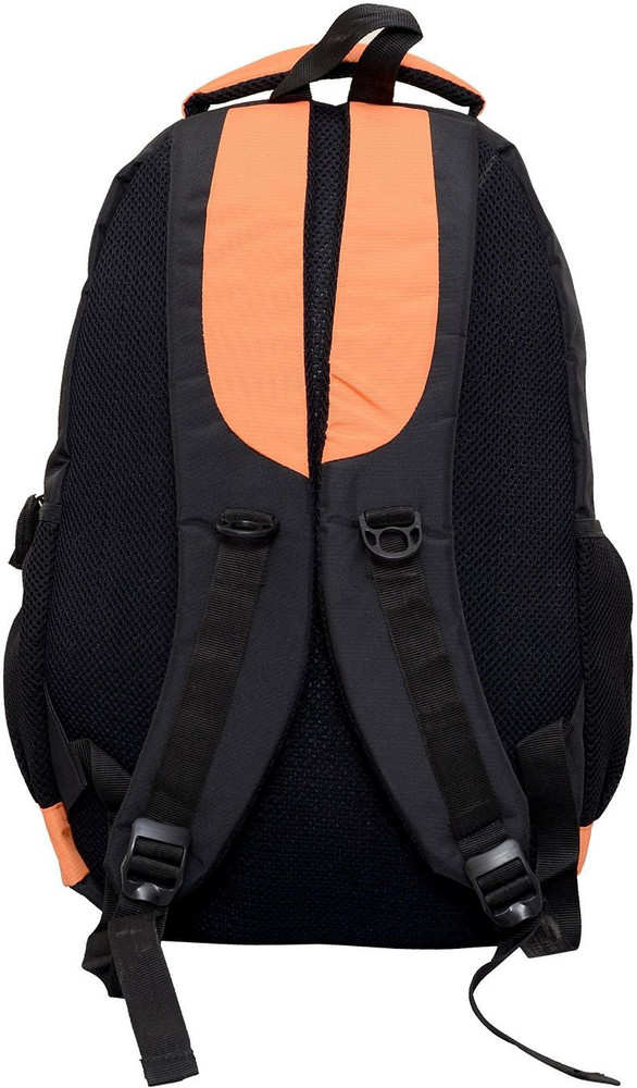 Nike black 2025 and orange backpack