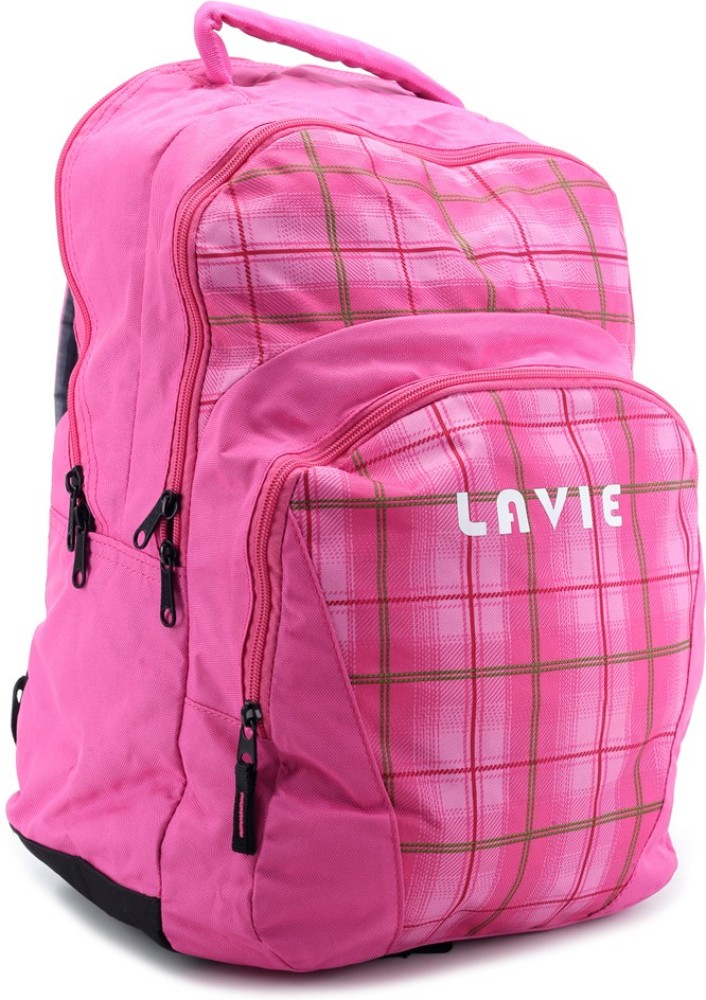 Lavie school 2025 bags pink