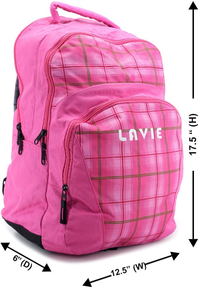 LAVIE Alpha 1 Backpack Laptop Backpack Pink Price in India