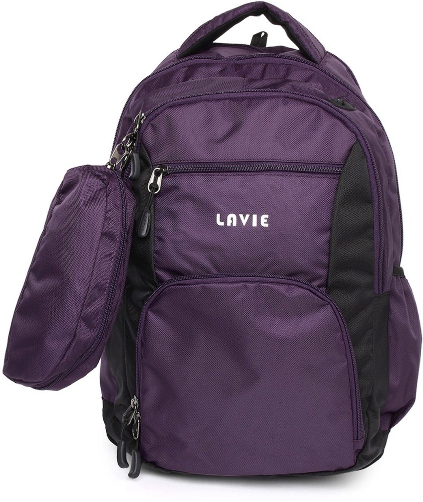 LAVIE Ipack 2.5 L Laptop Backpack Purple Price in India