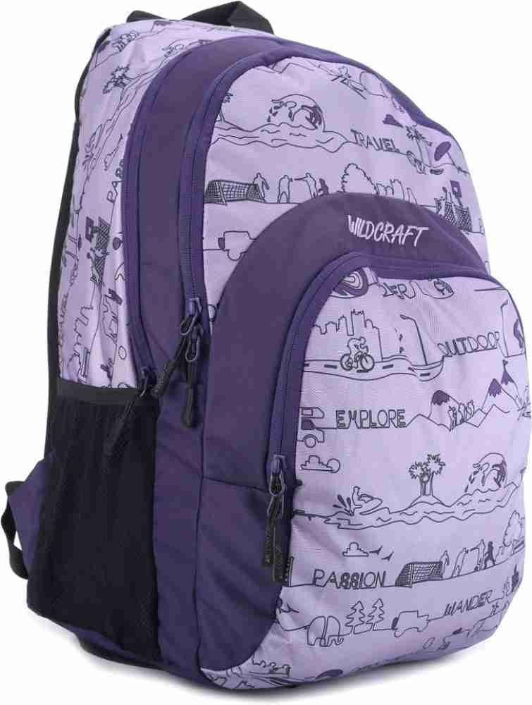 Wildcraft purple clearance bag