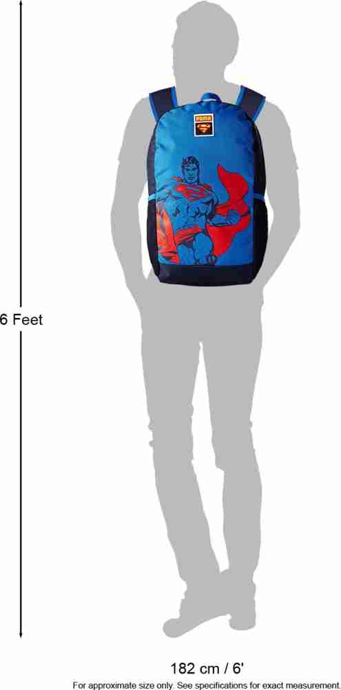 PUMA Superman Backpack with Cape Backpack princess blue Price in India Flipkart