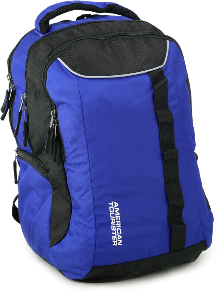 AMERICAN TOURISTER Buzz 12 Laptop Backpack Blue and Black Price in India Flipkart