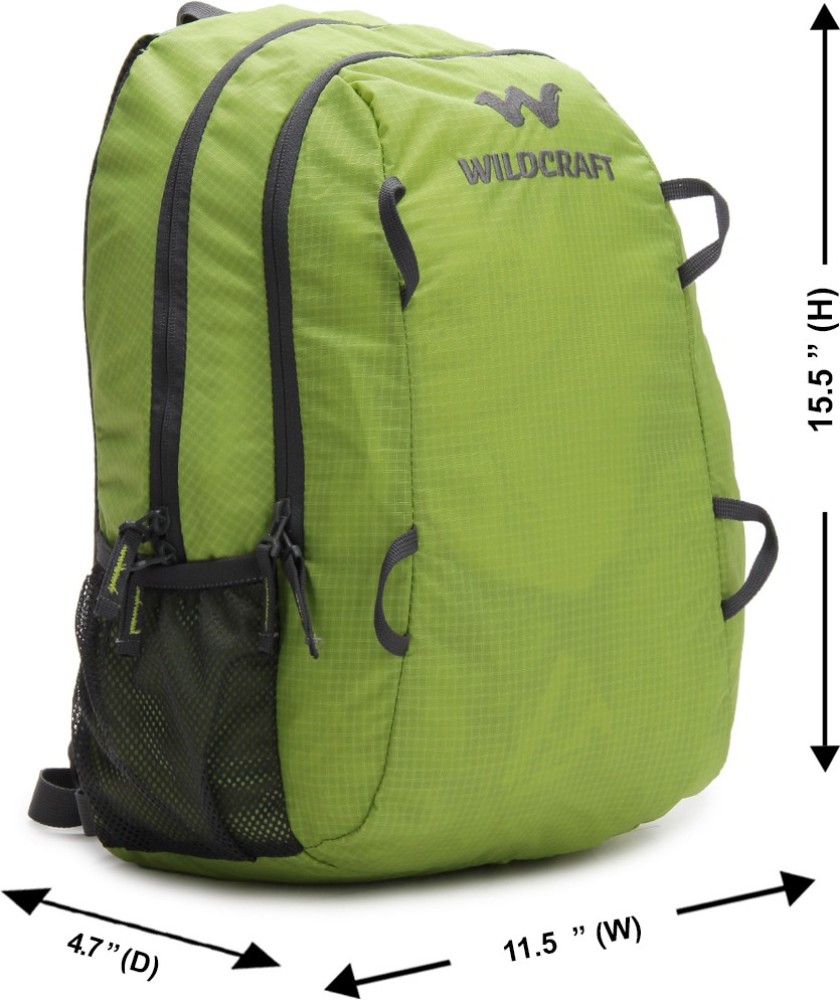 Wildcraft green backpack hot sale