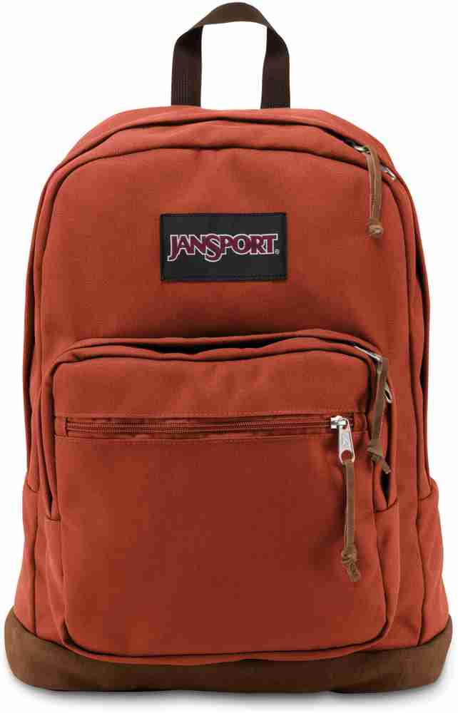Burnt orange jansport backpack top