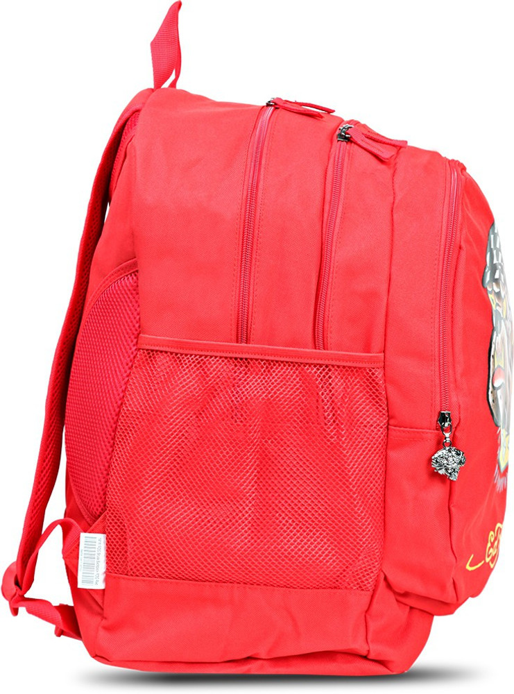 Red designer backpack online