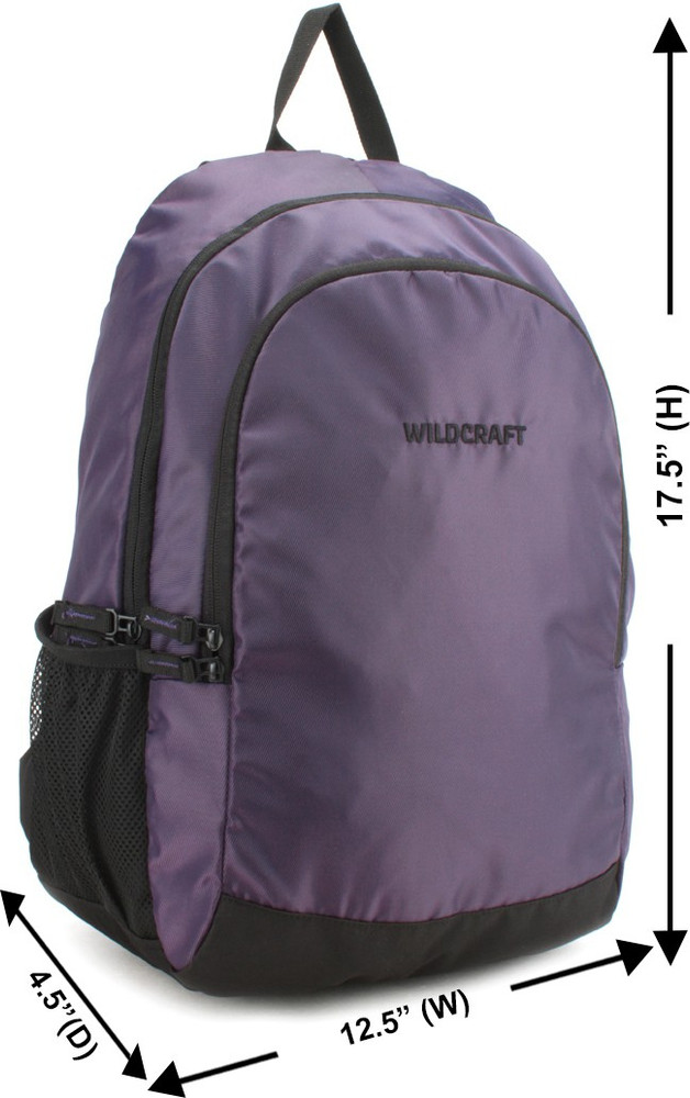 Wildcraft purple backpack on sale