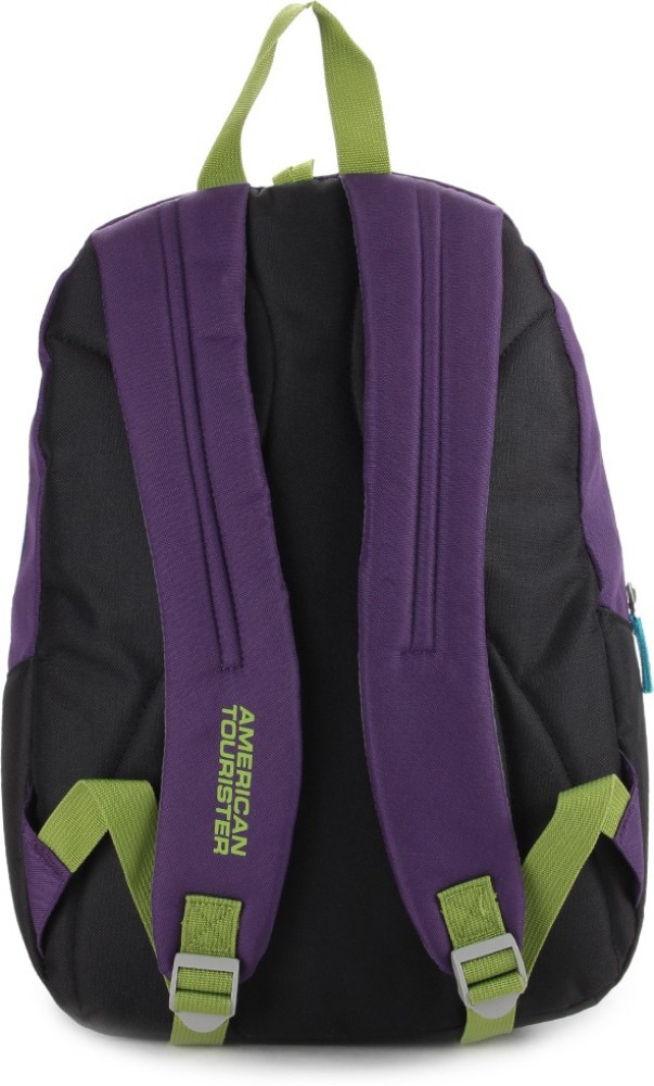 American tourister purple backpack best sale