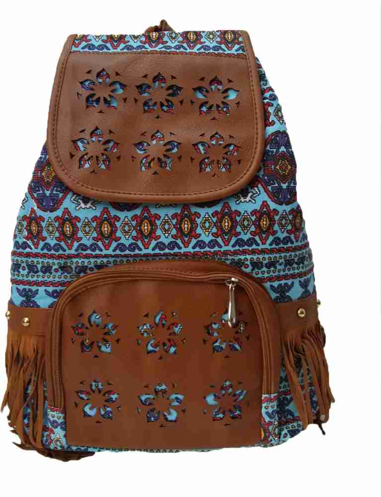 GoAppuGo Trendy Stylish college bags for girls ladies women shoulders 14 L Backpack Brown Price in India Flipkart