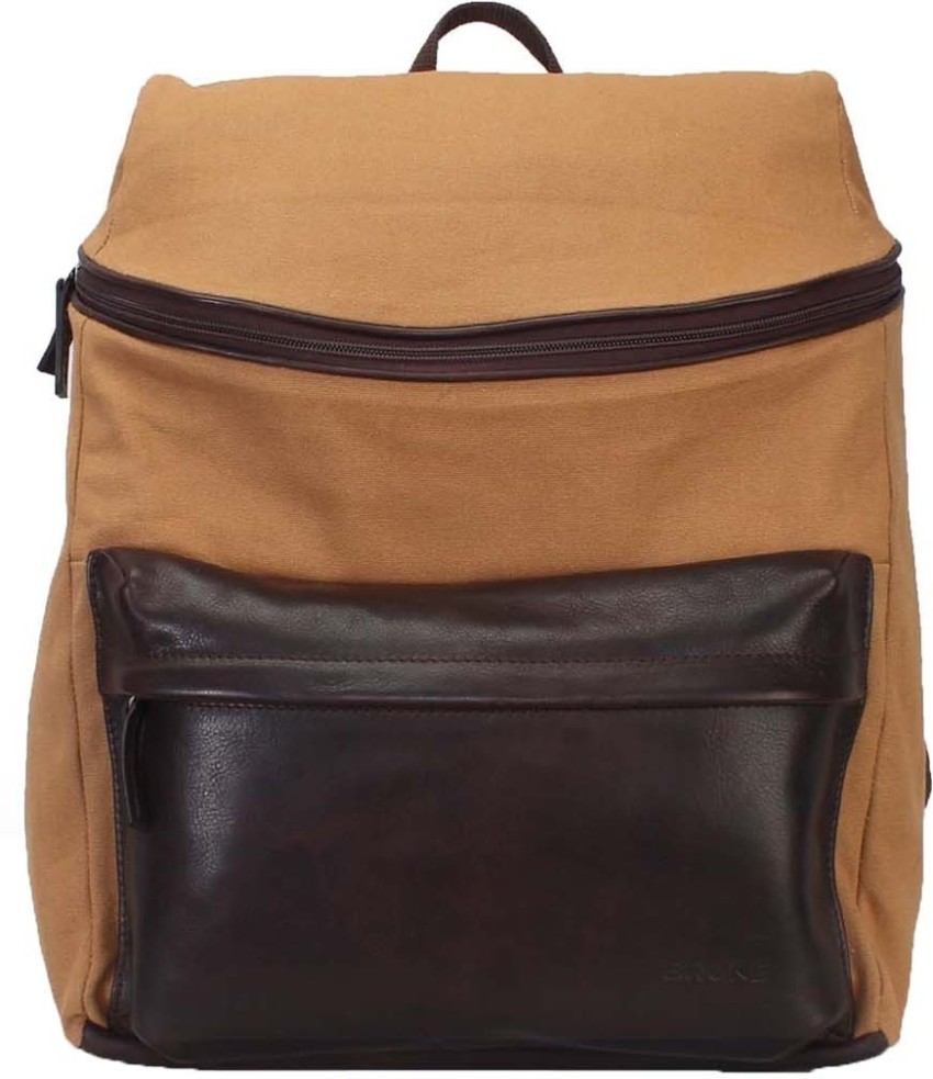 Brune leather outlet backpack