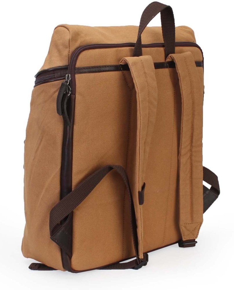 Brune leather online backpack