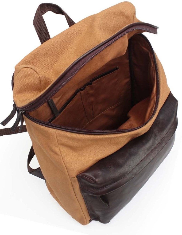 Brune leather outlet backpack