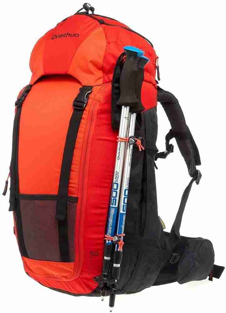 QUECHUA by Decathlon Forclaz 50 L Backpack Red Price in India