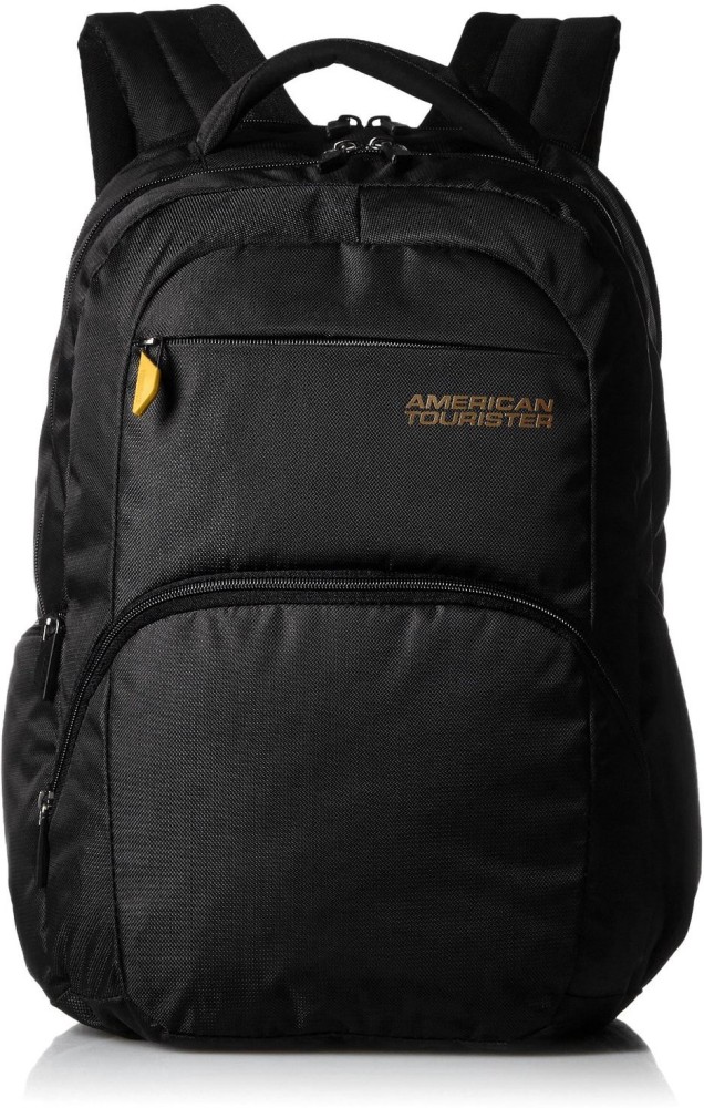 American tourister black discount backpack