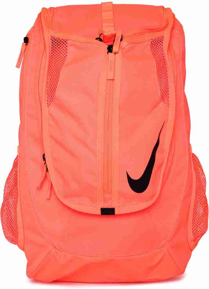 Nike black and hotsell orange backpack