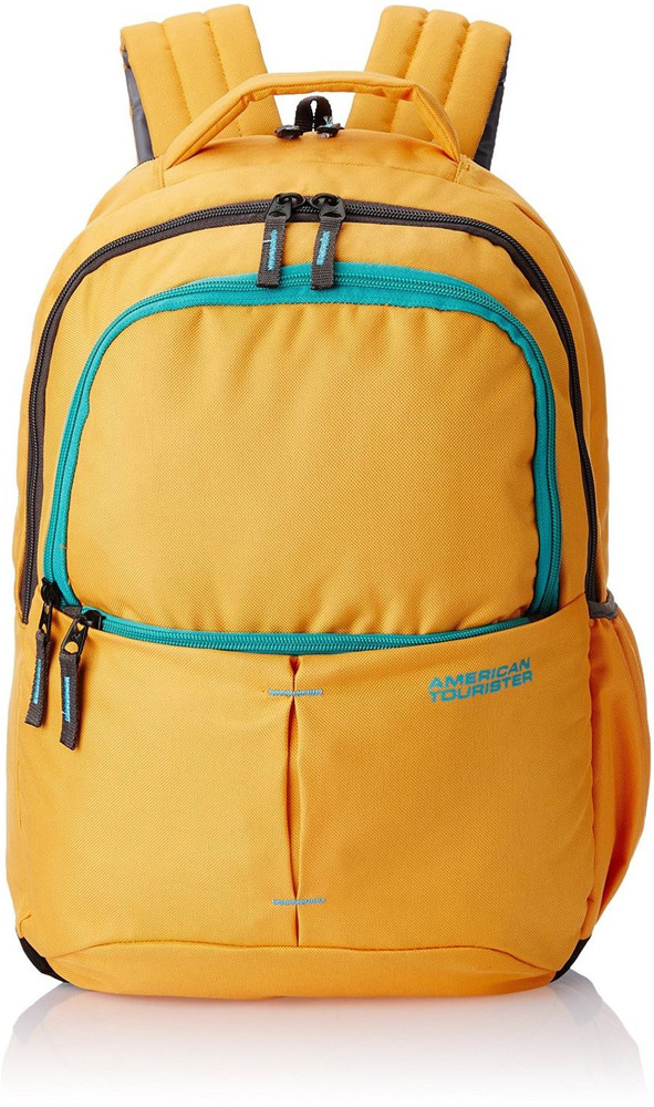 American tourister yellow backpack online