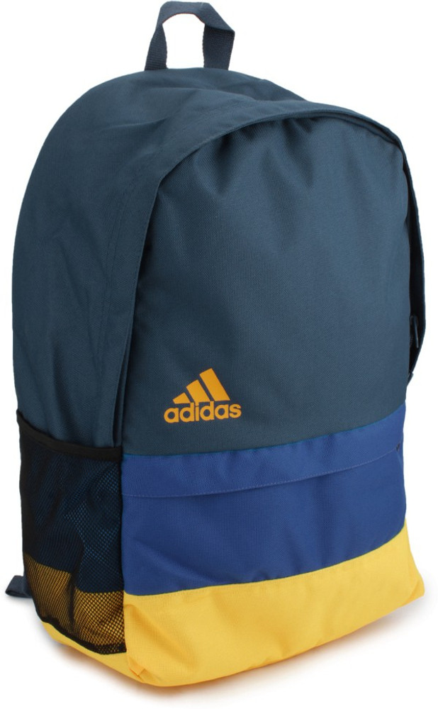 ADIDAS Backpack Ricblu Blubea Sogold Price in India Flipkart