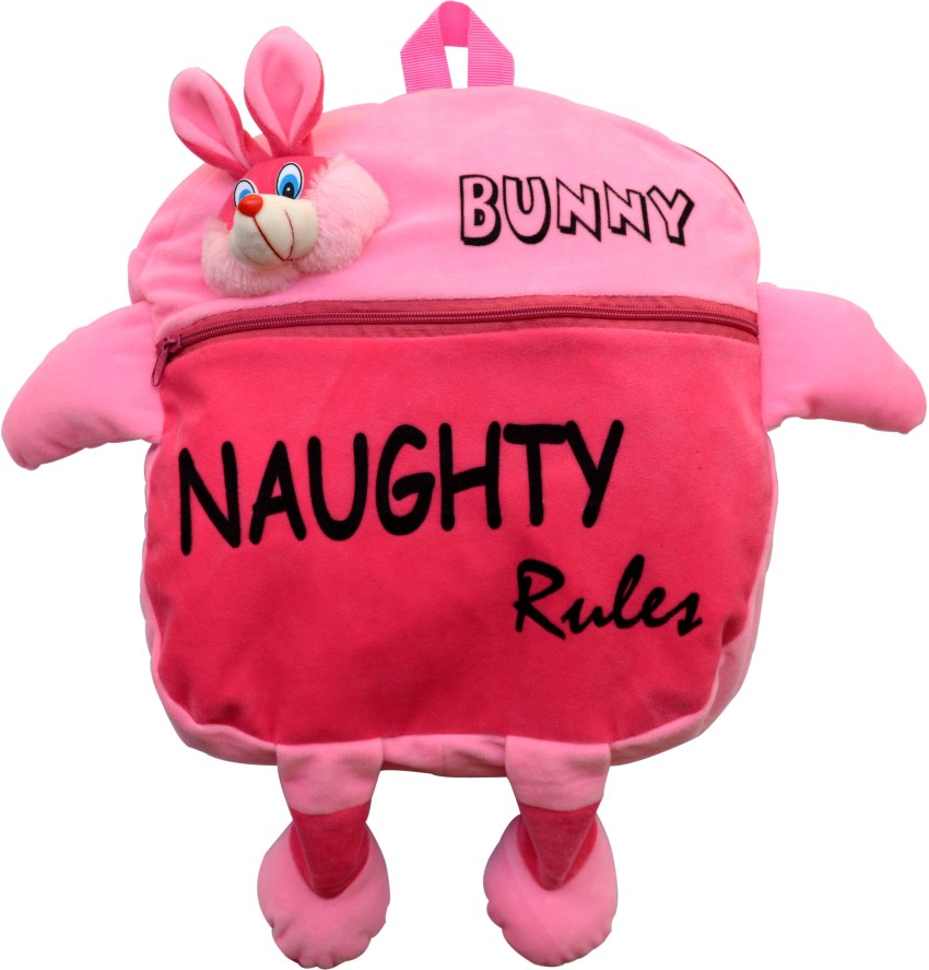 Naughty Bunny Stuffed Backpack