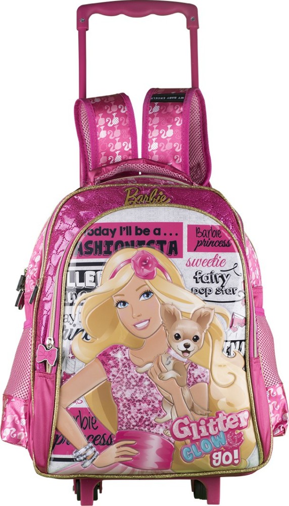 Decent BARBIE School Bag With 1 BARBIE Lunch Bag Combo  Waterproof School Bag - School Bag