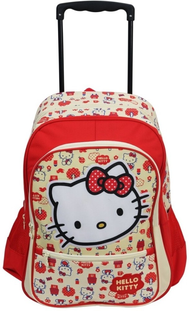 Hello kitty trolley hot sale school bag