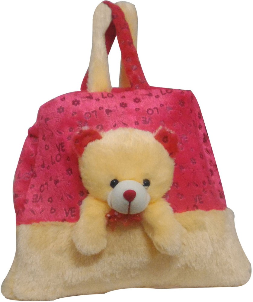 Multicolor Sling Bag Cute Teddy Bear Sling Bag For Girls, Shoulder Handbag,  Teddy Sling Bag Cum Backpack, Purse for Girls (Multicolor)