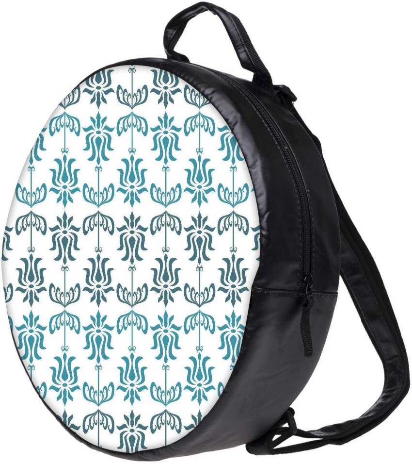 Flipkart SNOOGG Opposite Pattern Blue Bookbag Rounded