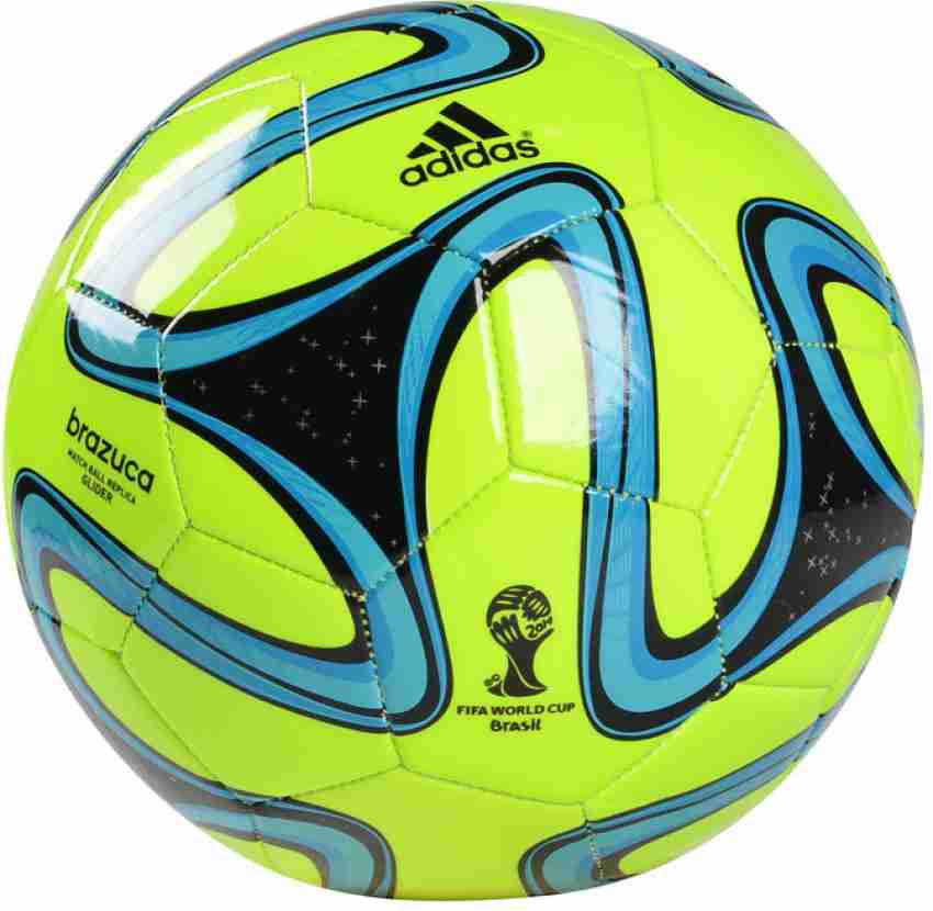 Buy Adidas Brazuca FIFA World Cup Brazil 2014 Top Glider Soccer Ball, Size  5 (White/Green) Online at Low Prices in India 