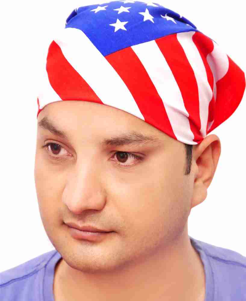 USA Patriots American Flag Sports Bandana for Men India