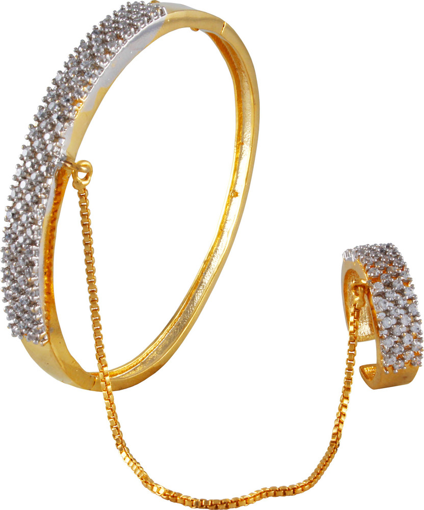 Chintamani Products Alloy Gold plated Ring Bracelet Price in India Buy Chintamani Products Alloy Gold plated Ring Bracelet Online at Best Prices in India Flipkart