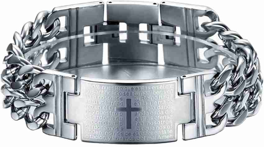 Yellow chimes stainless hot sale steel rhodium bracelet