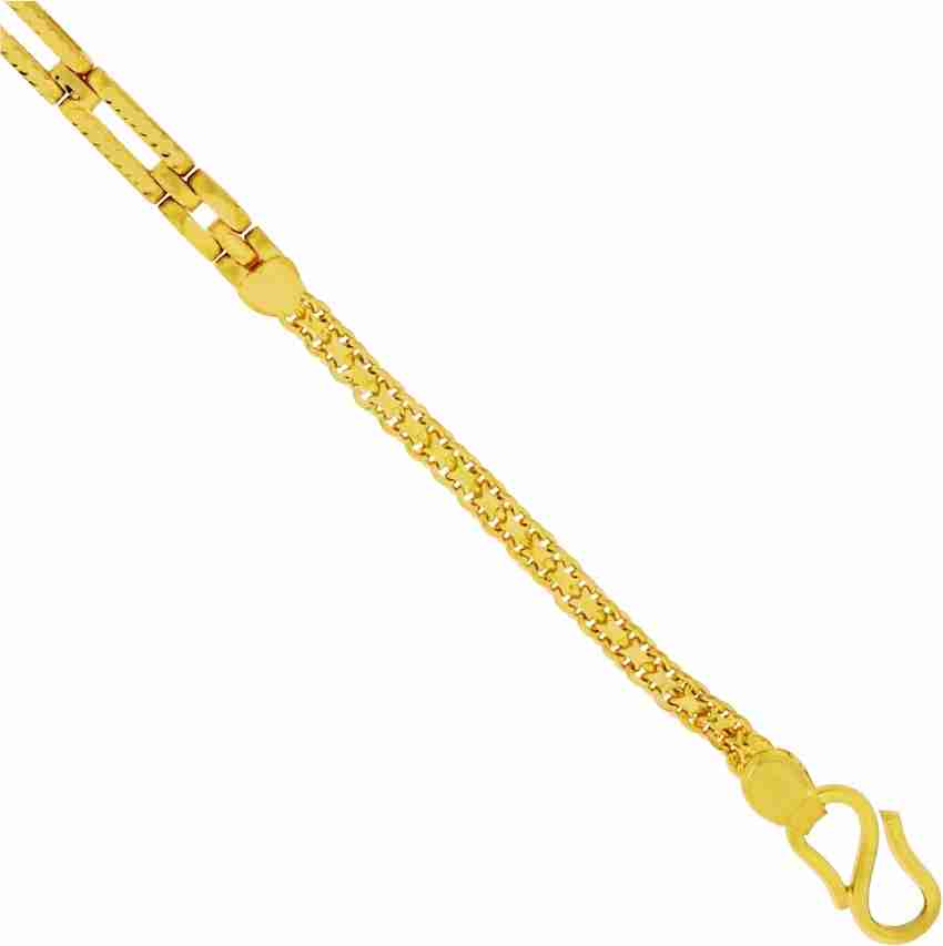 Mens gold bracelet designs in kalyan jewellers shop