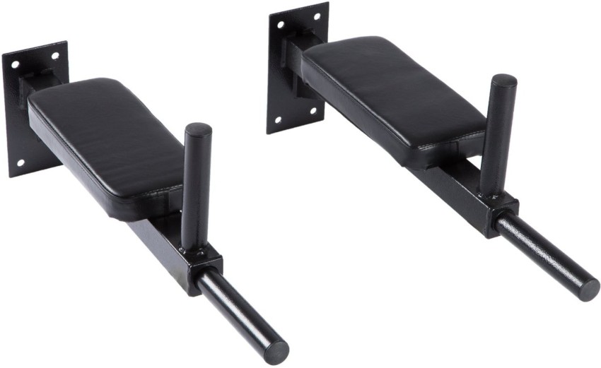 Wall-mounted dip bar