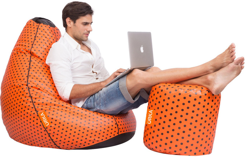 Orka Bean Bags XXL Tear Drop Bean Bag Cover Without Beans Price in India Buy Orka Bean Bags XXL Tear Drop Bean Bag Cover Without Beans online at Flipkart