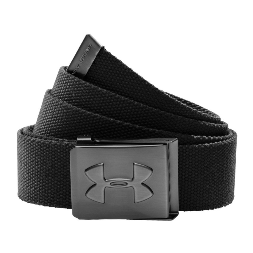 UNDER ARMOUR Men Black Synthetic Belt Black - Price in India