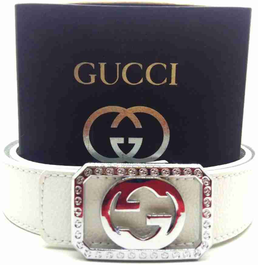 Fake white gucci on sale belt