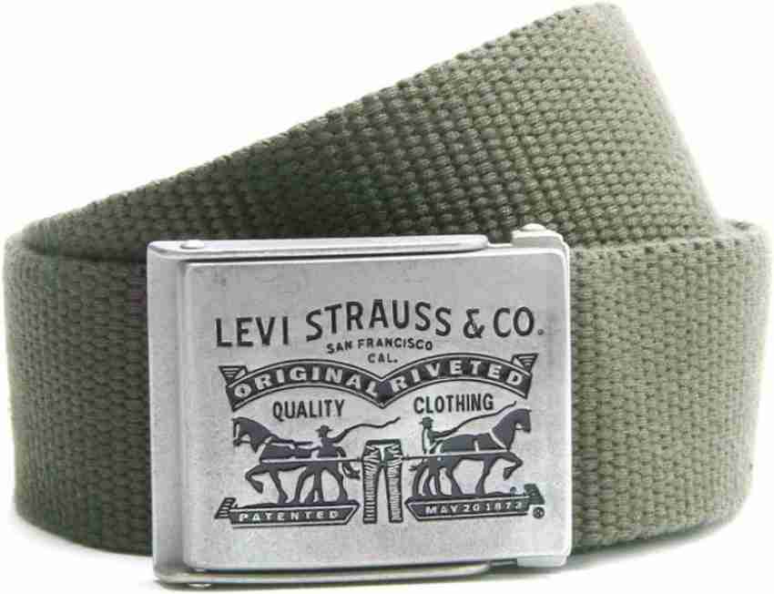 Levis canvas store belt